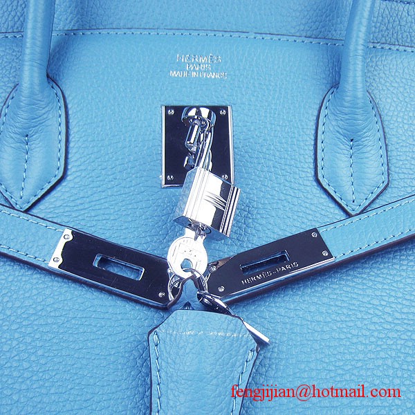 Hermes Birkin 40cm Togo Bag Light Blue 6099 Hermes Birkin 40cm Togo Bag Light Blue 6099